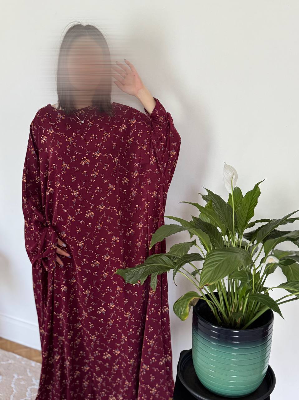 Robe Florale Prune