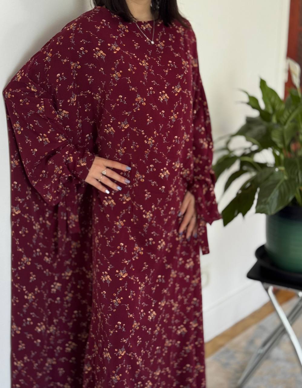 Robe Florale Prune