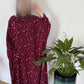 Robe Florale Prune
